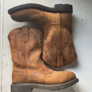 Men’s Ariat Steel Toe Boots Size 10D